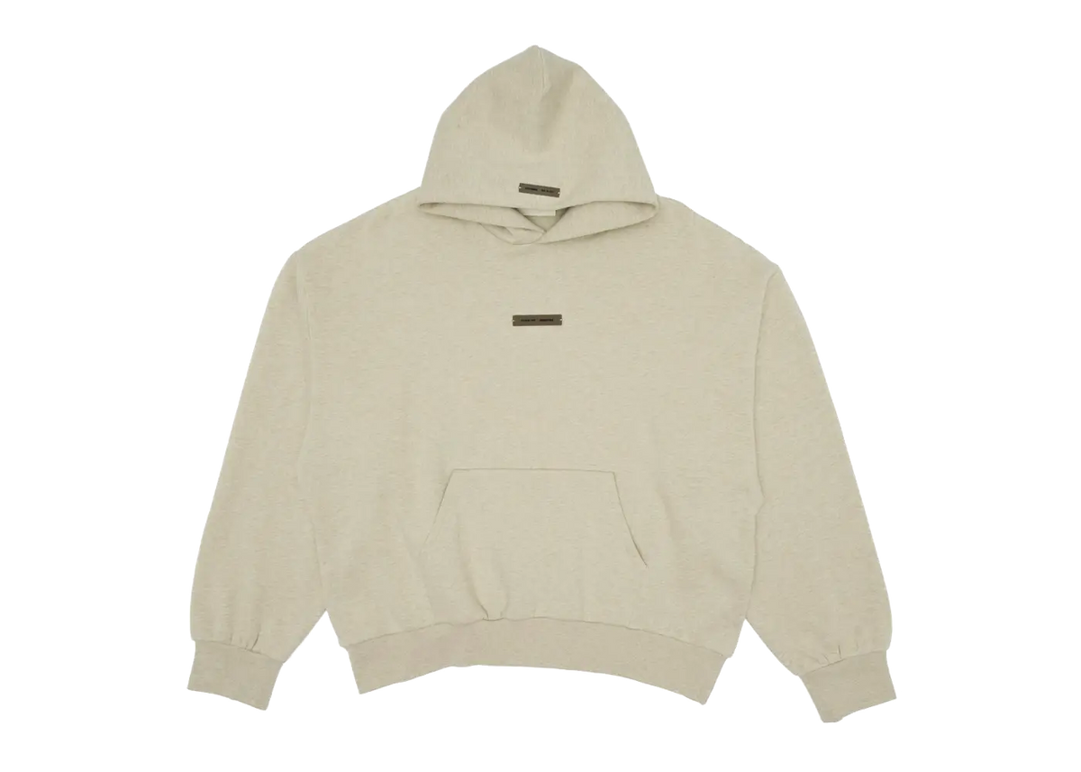 Fear of God Fear of God Essentials Classic Fleece Hoodie Heather Stone