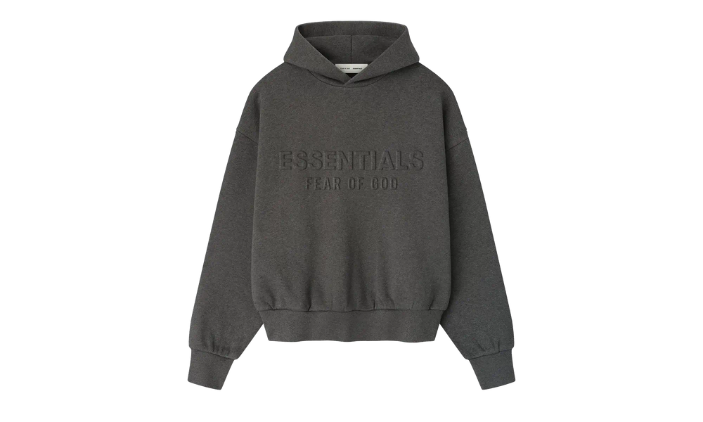 Fear of God Fear of God Essentials Embossed Essentials Classic Hoodie Charcoal Heather