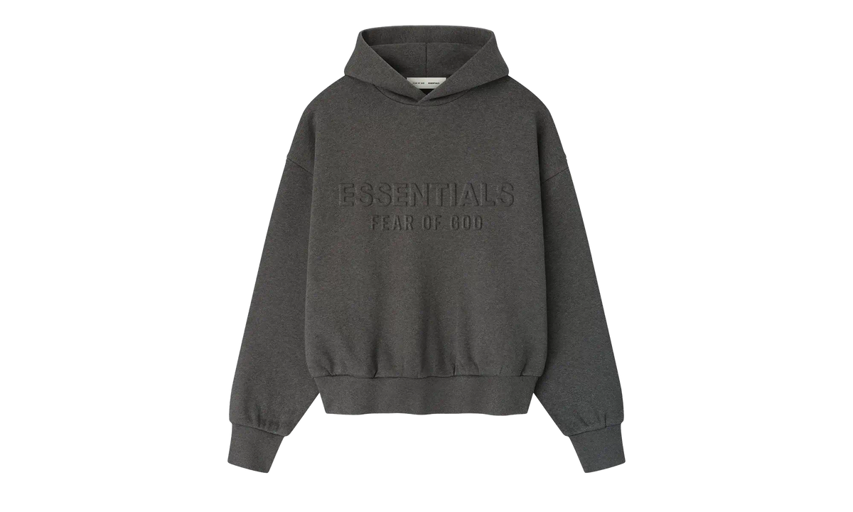 Fear of God Fear of God Essentials Embossed Essentials Classic Hoodie Charcoal Heather