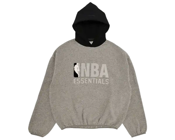 Fear of God Fear of God Essentials NBA Hoodie Warm Heather/Black