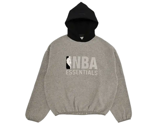 Fear of God Fear of God Essentials NBA Hoodie Warm Heather/Black