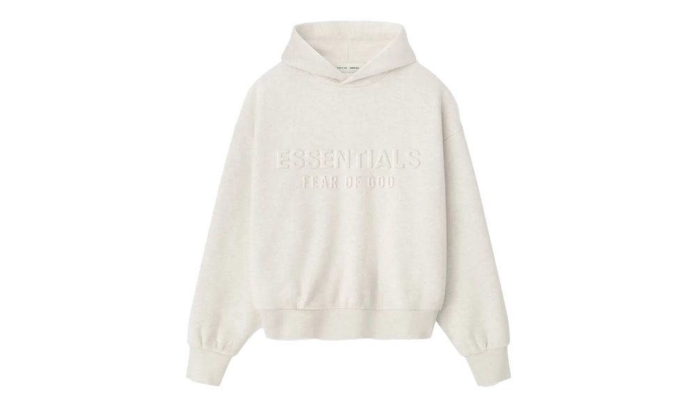 Fear of God Fear of God Essentials Embossed Essentials Classic Hoodie Oatmeal Heather