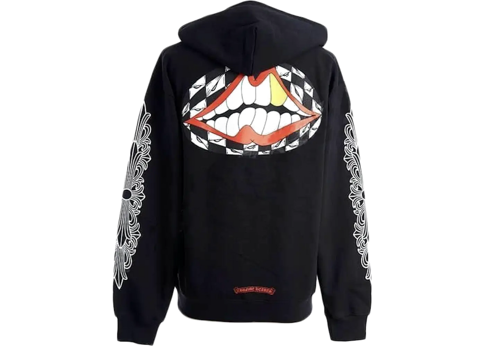 Chrome Hearts Chrome Hearts Matty Boy Flower Chomper Hoodie Black