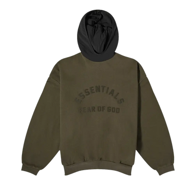 Fear of God Essentials Fear of God Essentials Nylon Fleece Hoodie 'Ink/Jet Black'