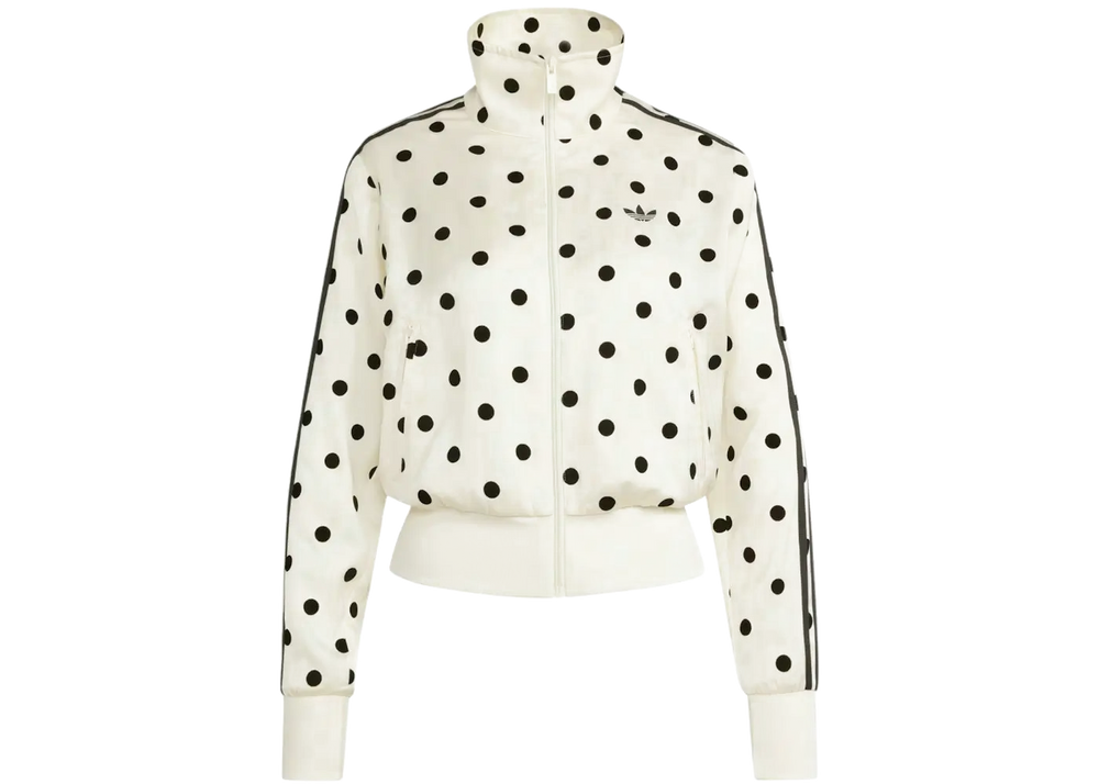 adidas adidas Women's Satin Polka Dots TT Track Jacket Off White