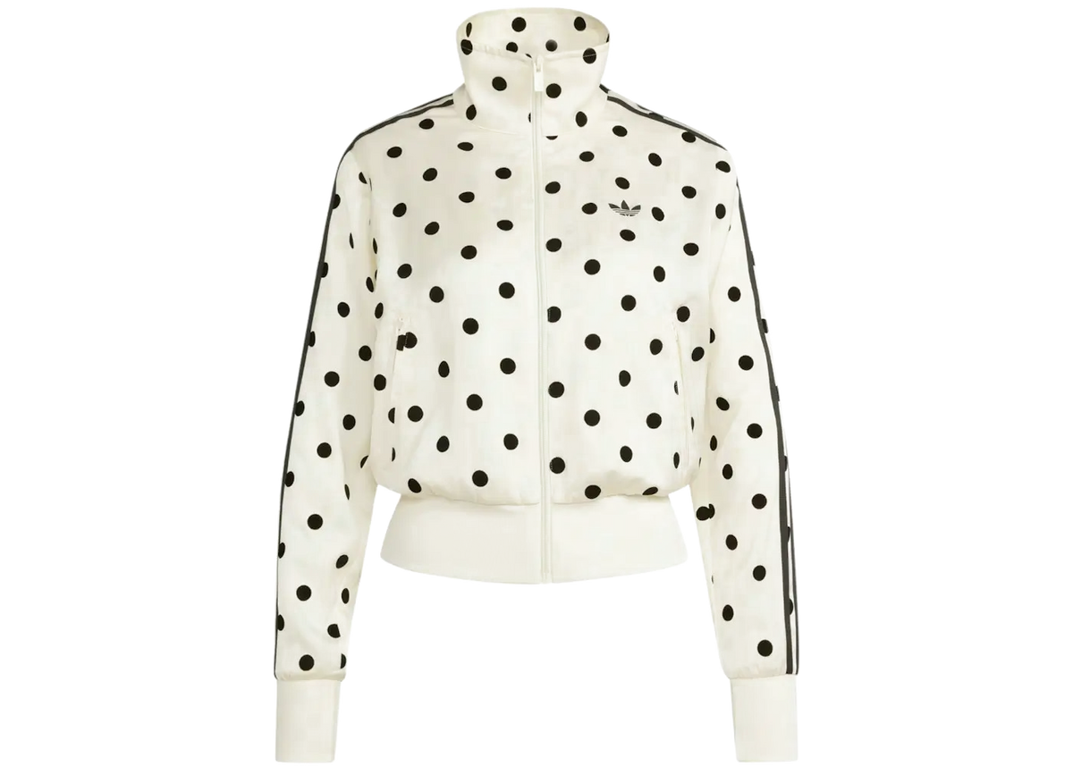 adidas adidas Women's Satin Polka Dots TT Track Jacket Off White