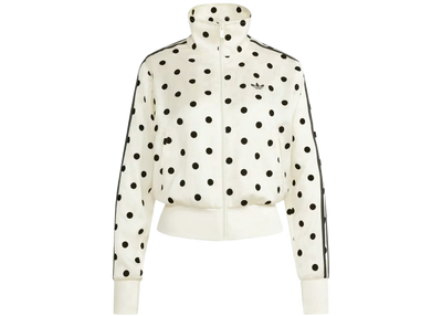 adidas adidas Women's Satin Polka Dots TT Track Jacket Off White