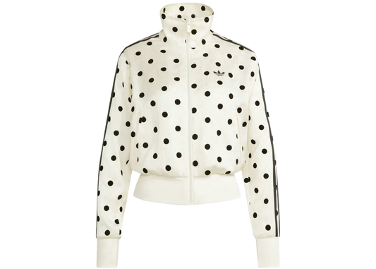 adidas adidas Women's Satin Polka Dots TT Track Jacket Off White