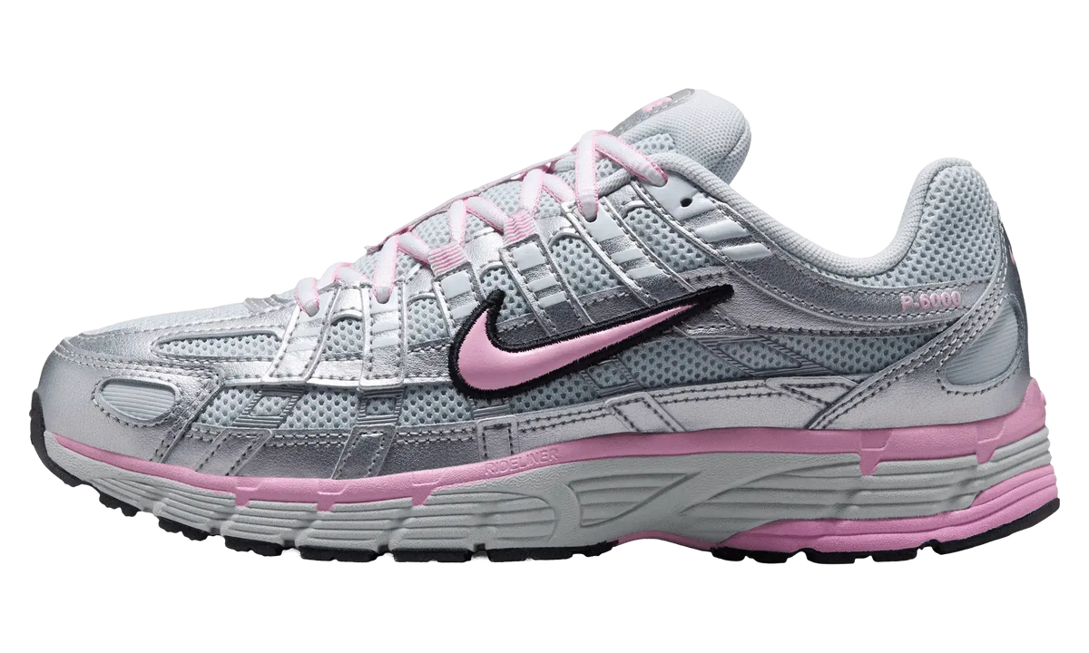 Nike Nike P-6000 Pure Platinum Metallic Silver Black Pink (Women's)