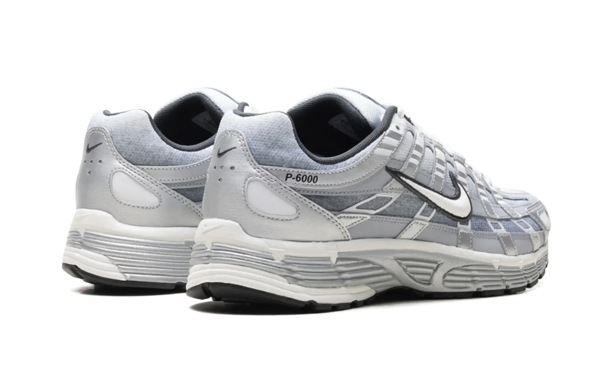 Nike Nike P-6000 Metallic Silver Summit White-Wolf Grey