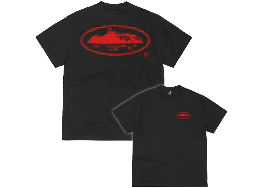 Corteiz Corteiz Halftone Island Tee Black/Red