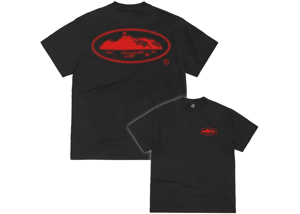 Corteiz Corteiz Halftone Island Tee Black/Red