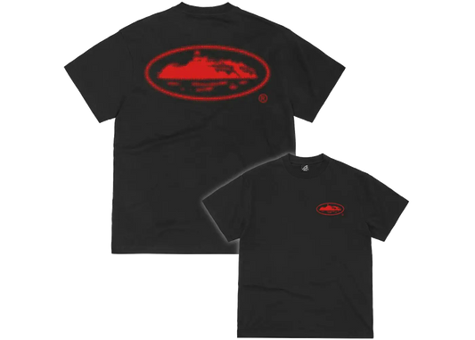 Corteiz Corteiz Halftone Island Tee Black/Red