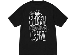 Stussy Stussy Crown International Pigment Dyed Tee Black