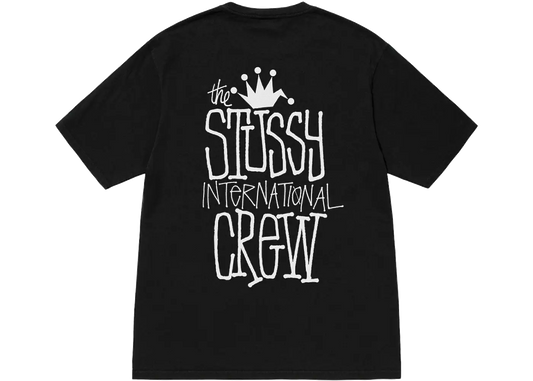 Stussy Stussy Crown International Pigment Dyed Tee Black