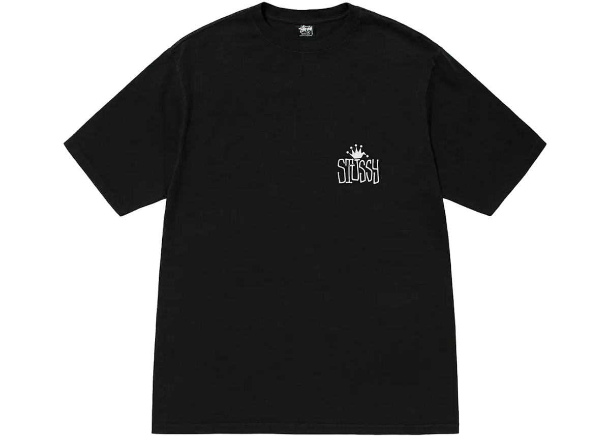 Stussy Stussy Crown International Pigment Dyed Tee Black