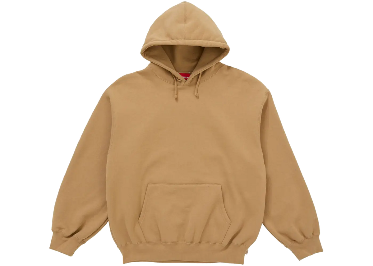 Supreme Supreme Satin Appliqué Hooded Sweatshirt (FW25) Brown