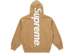Supreme Supreme Satin Appliqué Hooded Sweatshirt (FW25) Brown