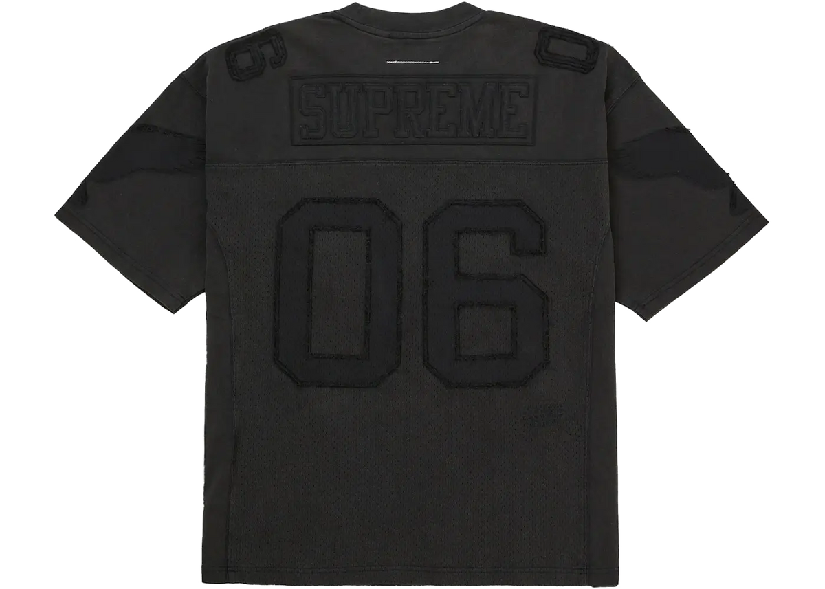 Supreme Supreme MM6 Maison Margiela Cotton Football Jersey Black
