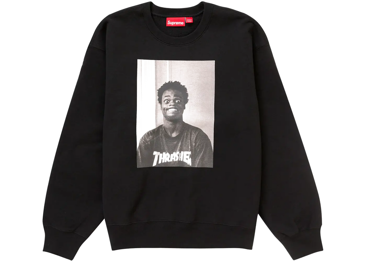 Supreme Supreme Thrasher Crewneck Black