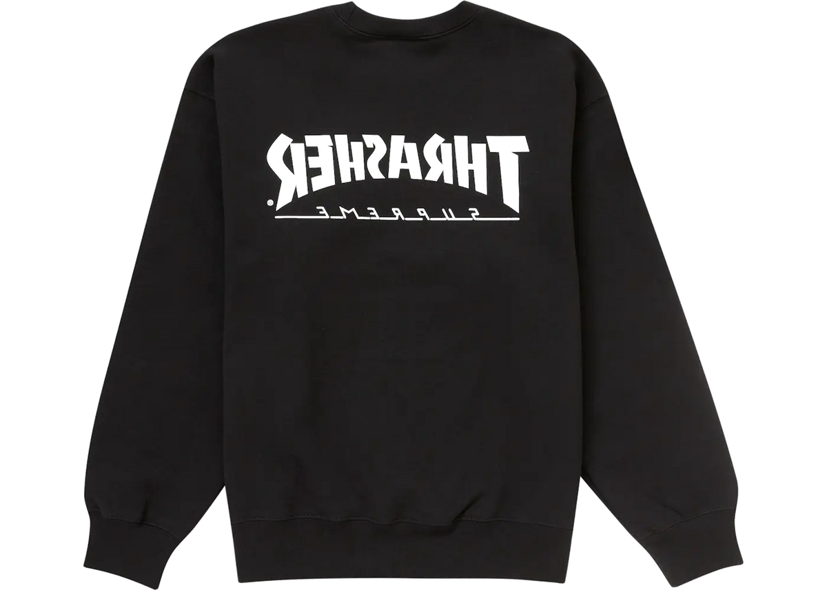 Supreme Supreme Thrasher Crewneck Black