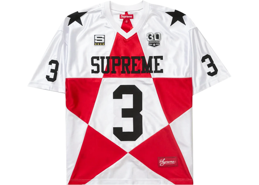 Supreme Supreme Star Football Jersey White