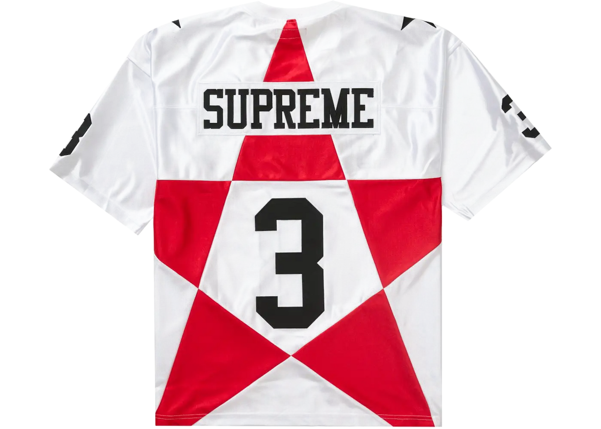 Supreme Supreme Star Football Jersey White