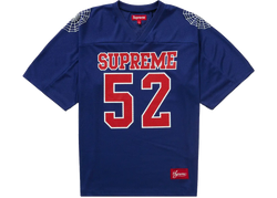 Supreme Supreme Spiderweb Football Jersey Navy