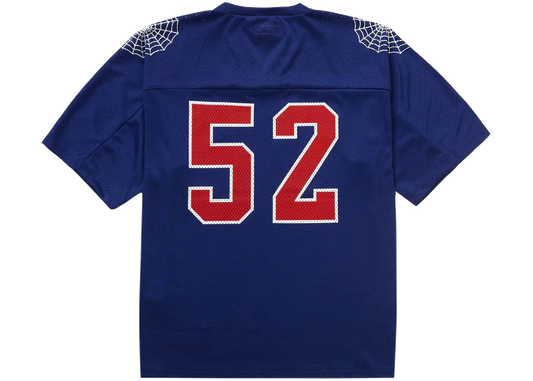 Supreme Supreme Spiderweb Football Jersey Navy