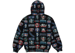 Supreme Supreme Flash Zip Up Hooded Sweatshirt Black