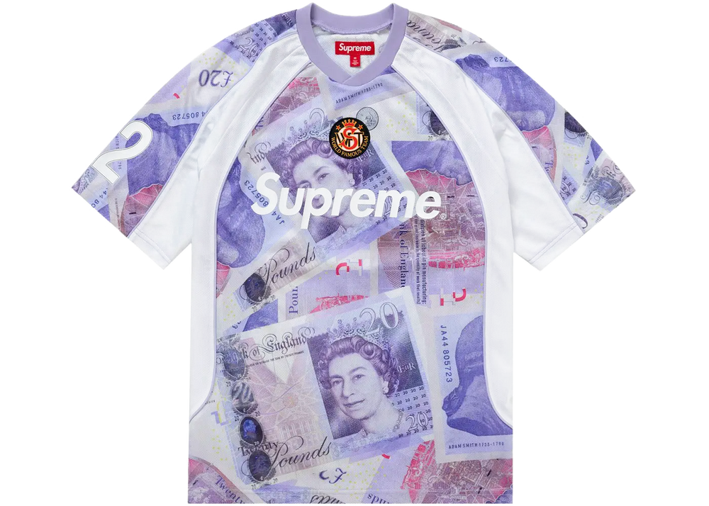 Supreme Supreme Pounds Soccer Jersey White