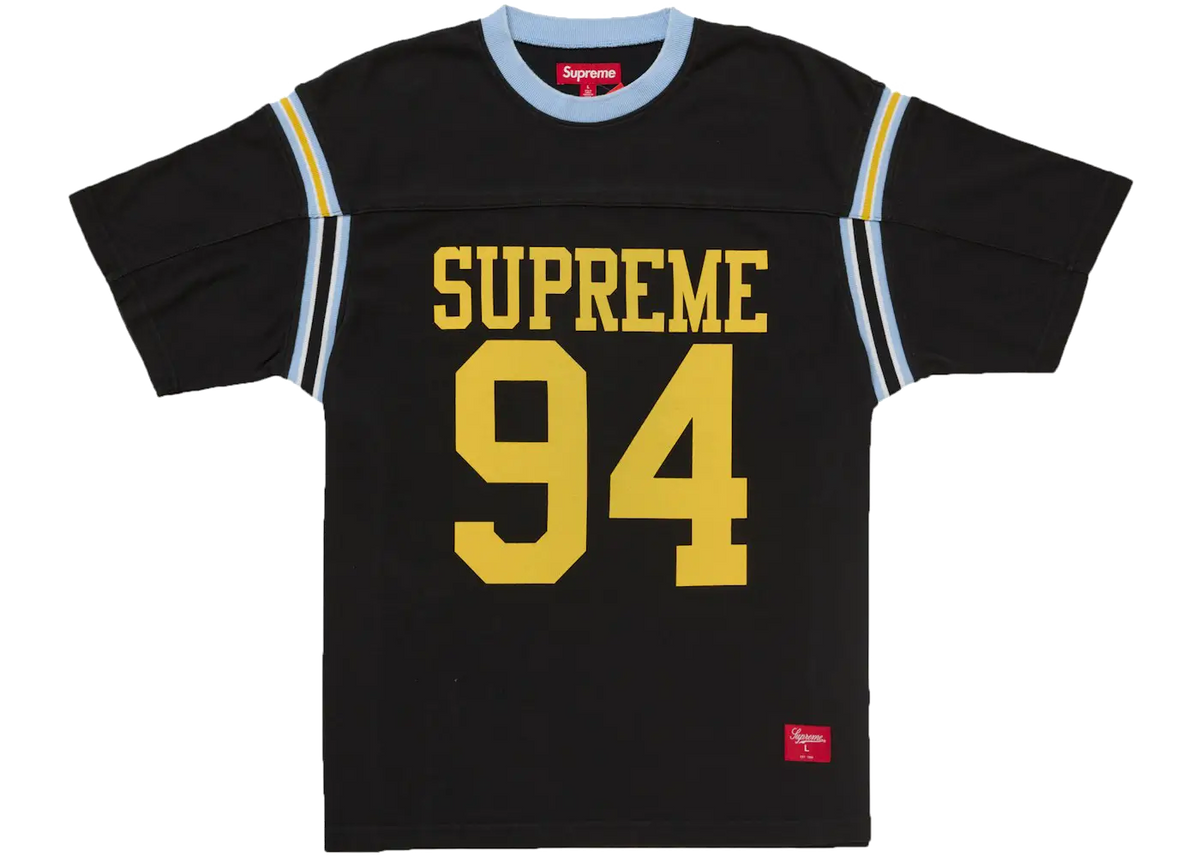 Supreme Supreme Split S/S Football Top Black