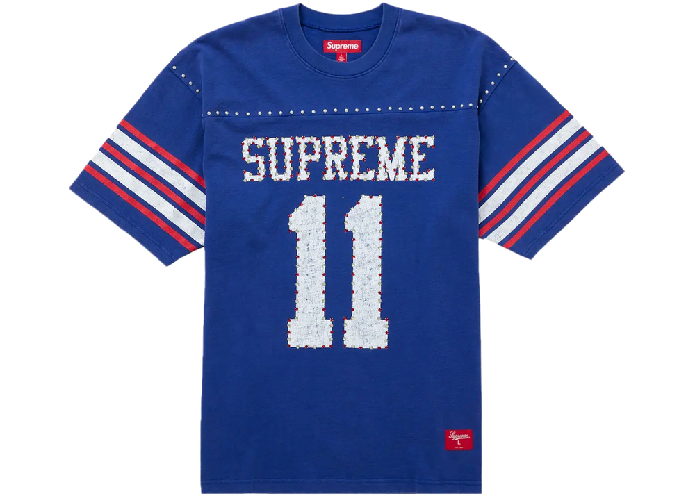 Supreme Supreme Studded S/S Football Top Royal