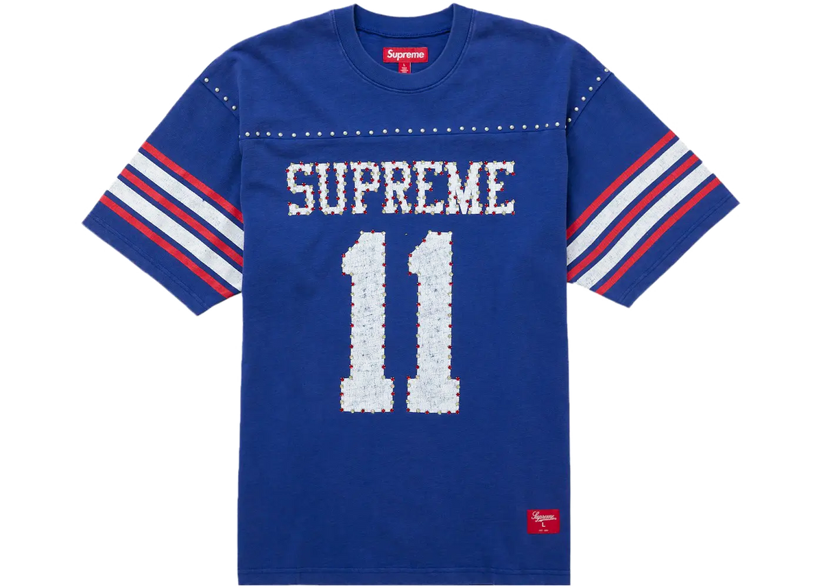 Supreme Supreme Studded S/S Football Top Royal