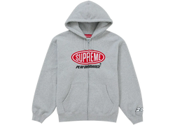Supreme Supreme Performance Zip Up Hooded Sweatshirt Grey