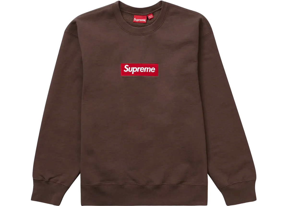 Supreme Supreme Box Logo Crewneck (FW22) Brown