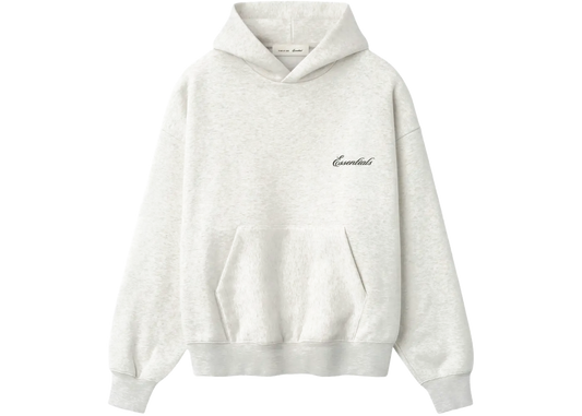 Fear of God Fear of God Essentials Signature Ss26 Classic Hoodie Oatmeal Heather