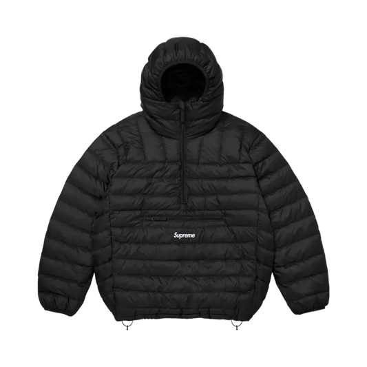 Supreme Supreme Micro Down Half Zip Hooded Pullover Black