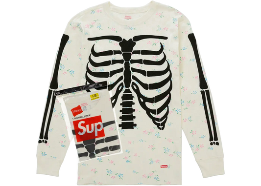 Supreme Supreme Hanes Bones Thermal Crew (1 Pack) Floral