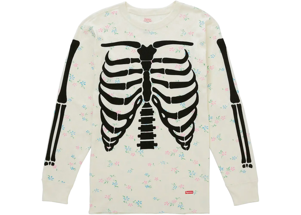 Supreme Supreme Hanes Bones Thermal Crew (1 Pack) Floral