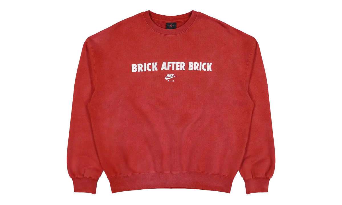 Air Jordan Air Jordan BIKE AIR x Nigel Sylvester Fleece Crewneck Sweatshirt Cinnabar Red
