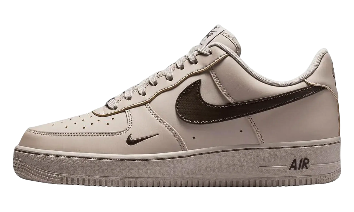 Nike Nike Air Force 1 Low '07 Carbon Fiber Swoosh College Grey Newsprint