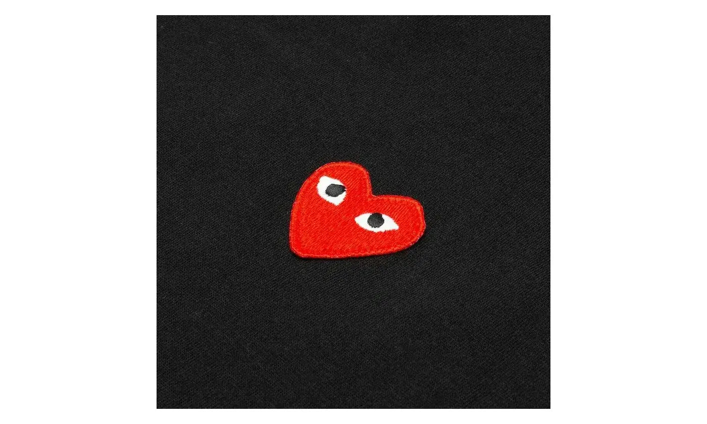 Comme des Garcons Play Red Emblem L/S T-shirt Black