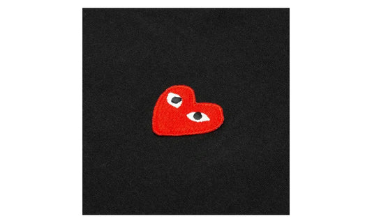 Comme des Garcons Play Red Emblem L/S T-shirt Black