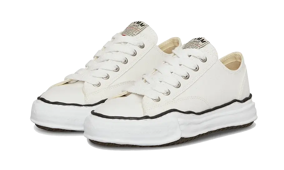 Maison Mihara Yasuhiro Peterson OG Sole Canvas Low White - A01FW702WHITE