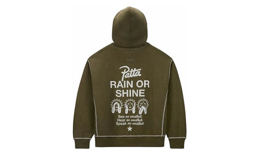 Converse x Patta Gold Standard Hoodie Utility Green Heather