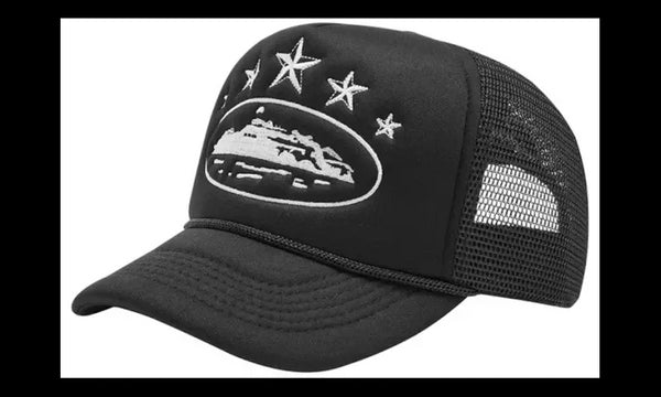 Corteiz Corteiz 5 Starz Alcatraz Trucker Black - CRTZ-5STALT-BLACK