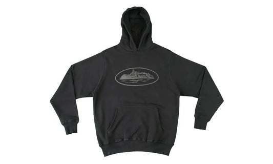 Corteiz Alcatraz Hoodie Triple Black