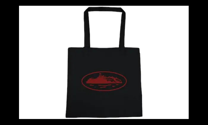 Corteiz Corteiz Alcatraz Tote Bag Black Red - CRTZ-ALCTB-BLACK