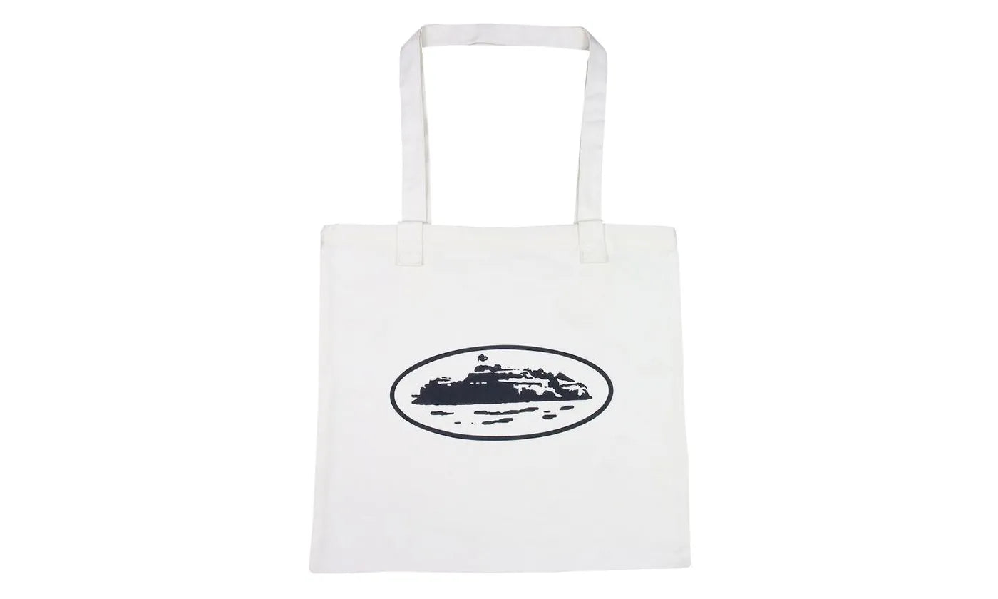 Corteiz Alcatraz Tote Bag Cream White - CORT-COATBW-WHITE